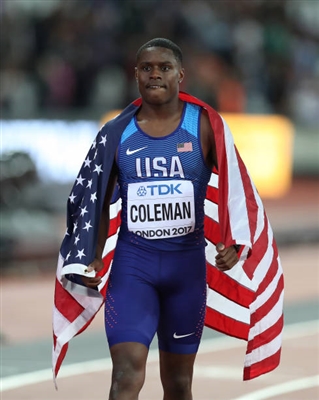 Christian Coleman mouse pad
