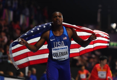 Christian Coleman mouse pad