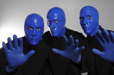 Blue Man Group mouse pad