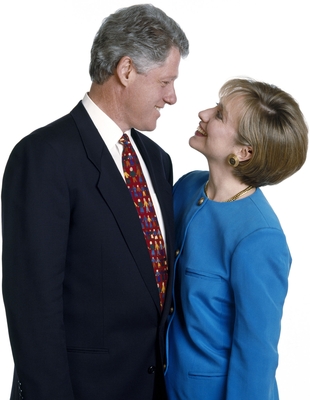 Bill And Hilary Clinton Longsleeve T-shirt