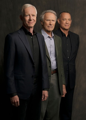 Clint Eastwood, Tom Hanks And Chesley Sully Sullenberger Poster Z1G2277925