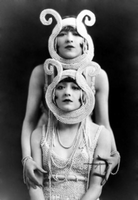 The Dolly Sisters mouse pad