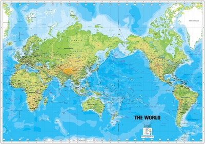 World Map Longsleeve T-shirt