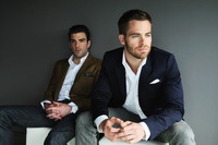 Zachary Quinto & Chris Pine - Star Trek 2009 promo shoot by Gaye Gerard  x14 HQ Mouse Pad Z1G544263