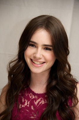 Lily Collins mouse pad