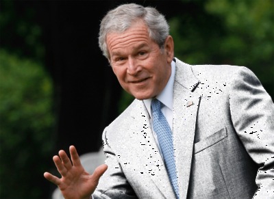 George Bush tote bag