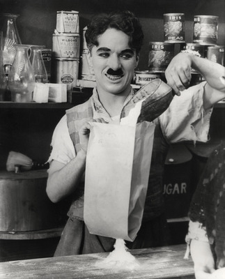Charles Chaplin tote bag