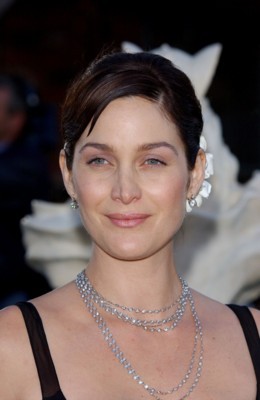 Carrie Anne Moss tote bag