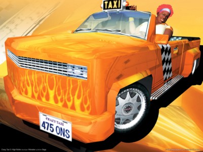 Crazy taxi 3 high roller poster