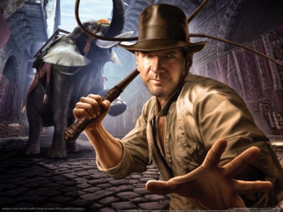 Indiana jones and the staff of kings poster