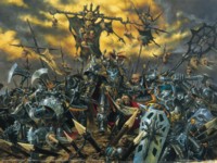 Warhammer mark of chaos - battle march t-shirt #Z1GW11862