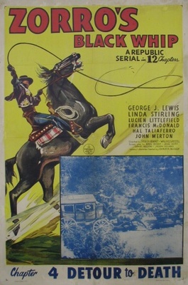 Zorro's Black Whip movie poster (1944) hoodie