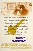 Sweet November movie poster (1968) Longsleeve T-shirt #761241