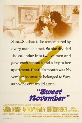 Sweet November movie poster (1968) Poster MOV_00a983b1