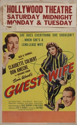 Guest Wife movie poster (1945) mouse pad