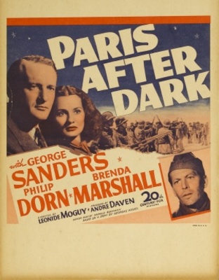 Paris After Dark movie poster (1943) Longsleeve T-shirt