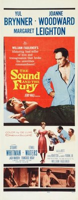 The Sound and the Fury movie poster (1959) poster