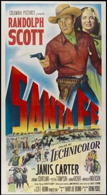 Santa Fe movie poster (1951) poster