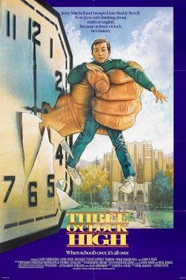 Three O'Clock High movie poster (1987) calendar
