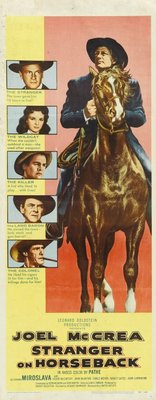 Stranger on Horseback movie poster (1955) hoodie