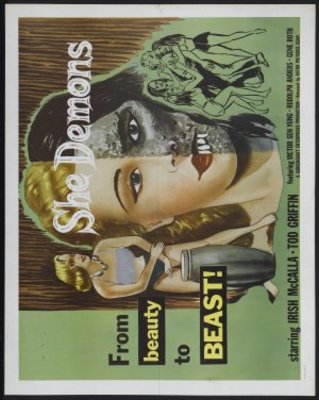 She Demons movie poster (1958) Longsleeve T-shirt
