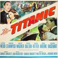 Titanic movie poster (1953) hoodie #728609