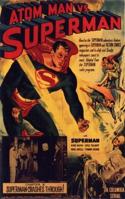 Atom Man Vs. Superman movie poster (1950) mouse pad
