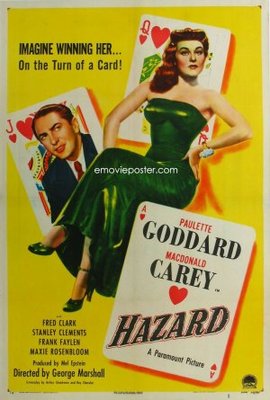 Hazard movie poster (1948) calendar