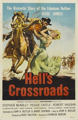 Hell's Crossroads movie poster (1957) mouse pad