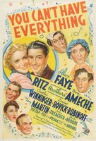 You Can't Have Everything movie poster (1937) Sweatshirt #693018