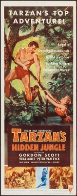 Tarzan's Hidden Jungle movie poster (1955) hoodie