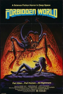 Forbidden World movie poster (1982) mouse pad