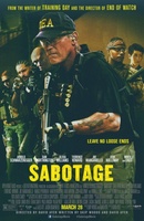 Sabotage movie poster (2014) t-shirt #MOV_071fa6db