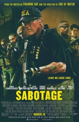 Sabotage movie poster (2014) hoodie