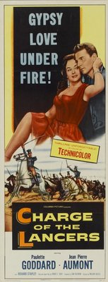Charge of the Lancers movie poster (1954) poster