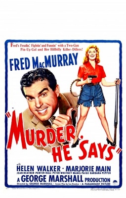 Murder, He Says movie poster (1945) poster