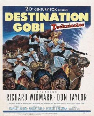 Destination Gobi movie poster (1953) calendar