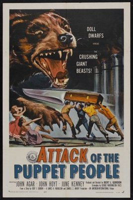 Attack of the Puppet People movie poster (1958) hoodie
