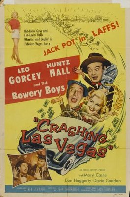Crashing Las Vegas movie poster (1956) mouse pad