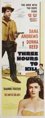 Three Hours to Kill movie poster (1954) hoodie