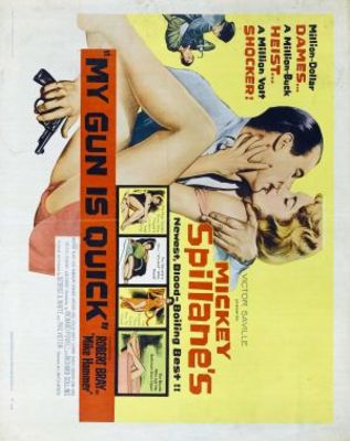 My Gun Is Quick movie poster (1957) mouse pad