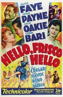 Hello Frisco, Hello movie poster (1943) Sweatshirt #715683