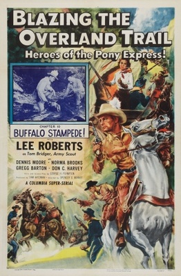 Blazing the Overland Trail movie poster (1956) calendar