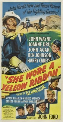 She Wore a Yellow Ribbon movie poster (1949) Longsleeve T-shirt