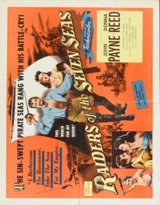 Raiders of the Seven Seas movie poster (1953) Sweatshirt
