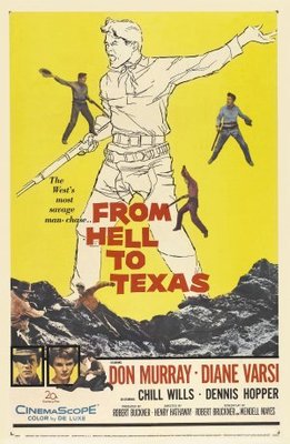 From Hell to Texas movie poster (1958) tote bag