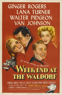 Week-End at the Waldorf movie poster (1945) calendar