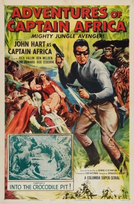 Adventures of Captain Africa, Mighty Jungle Avenger! movie poster (1955) calendar