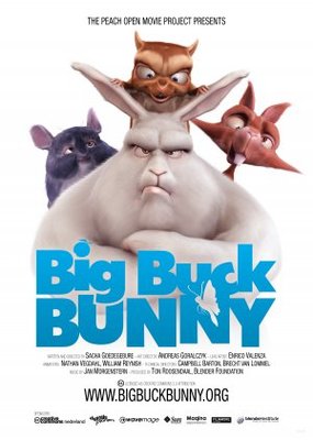 Big Buck Bunny movie poster (2008) hoodie