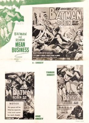 Batman and Robin movie poster (1949) Poster MOV_0be44dac